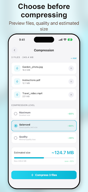 Compresser: Compress & Convert Screenshot 3