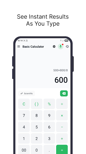 Calculator - Voice Calculator Screenshot 0