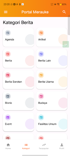Portal Merauke Screenshot 2