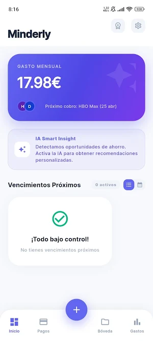 Minderly: Smart AI Reminders Screenshot 0