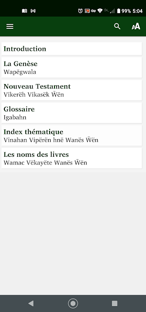 The Bible in Wamey (Konyagi) Screenshot 0