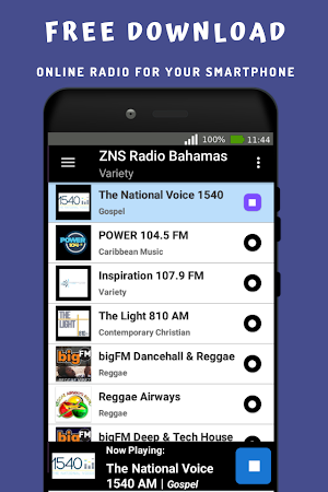 ZNS Radio Bahamas Station AM FM App Network Online Screenshot 1