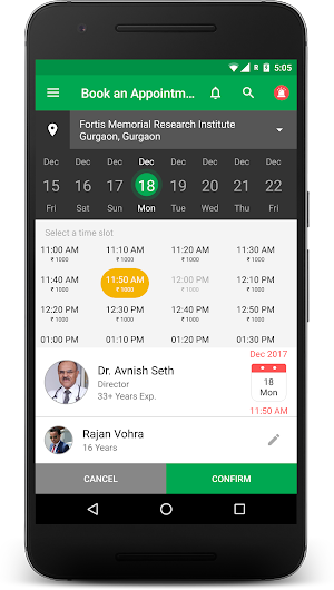 myFortis Screenshot 2