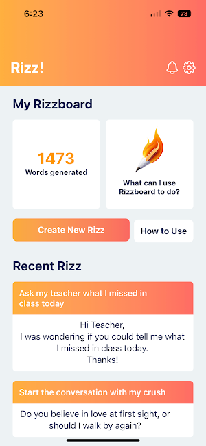 Rizz! Screenshot 2