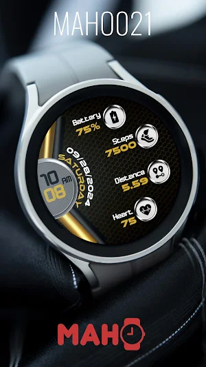 MAHO021 Wear OS Watch Face Screenshot 1