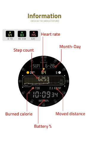 JW216 jwstudio watchface Screenshot 1