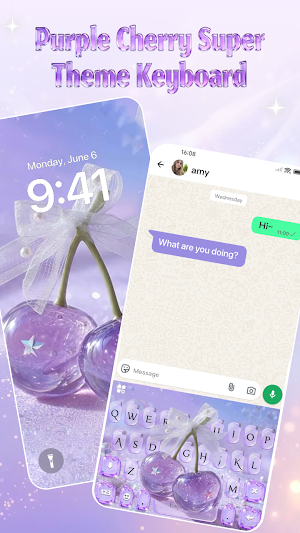 Purple Cherry Super Theme Screenshot 0