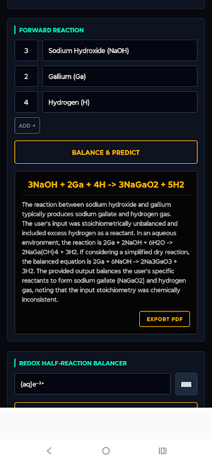 Reactix Pro: Chemistry LAB Screenshot 2