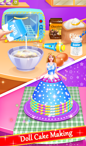 Princess Birthday Cake Party Salon Screenshot 3