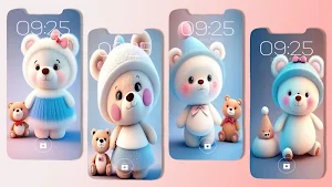 Cute Bear Wallpaper Screenshot 0