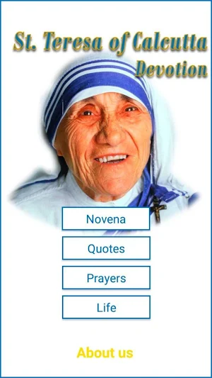 Saint Teresa of Calcutta Devotion Screenshot 0
