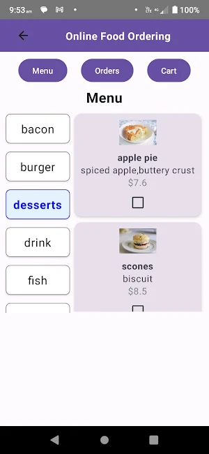 foodordering Screenshot 3