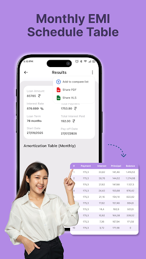EMI Investment Planner Screenshot 3