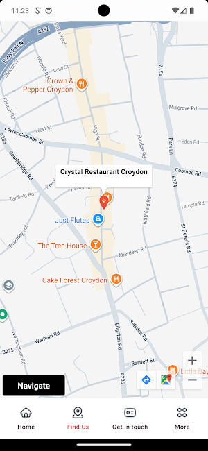 Crystal Restaurant Croydon Screenshot 1