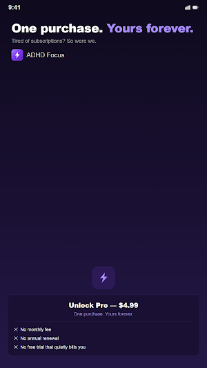 ADHD Focus: Habit Momentum Screenshot 1