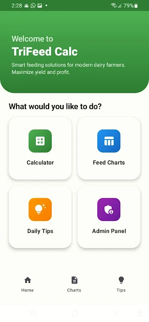 TriFeed Calc Screenshot 1