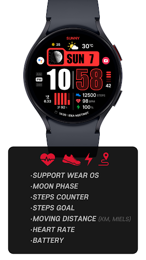 SamWatch Digital Neon 1 Screenshot 1