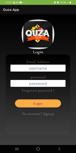 Quza App Screenshot 1