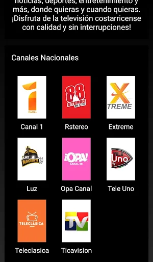 TicaTV Screenshot 2