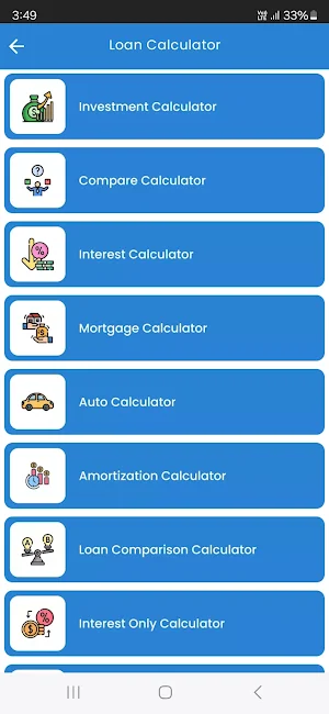 LoanPrime: EMI Loan Calculator Screenshot 3