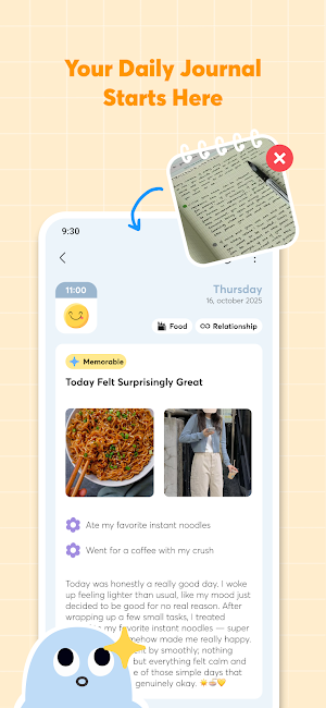 Jellyfish Diary Security Lock Screenshot 0