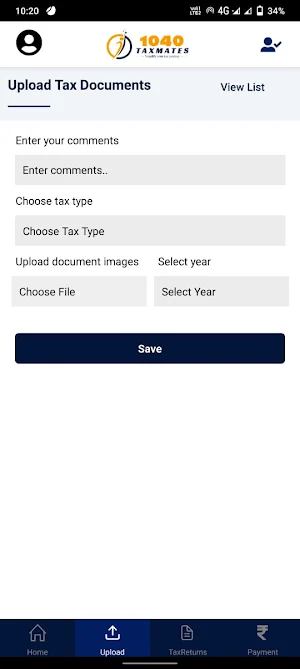 1040Taxmates Screenshot 0