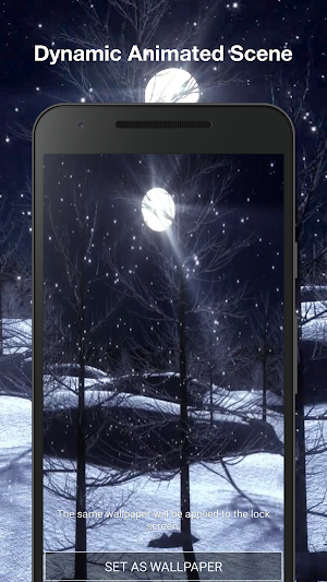 Snowfall Live Wallpaper Screenshot 1