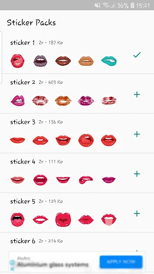 Kiss & Lips - WAStickerApps Screenshot 0