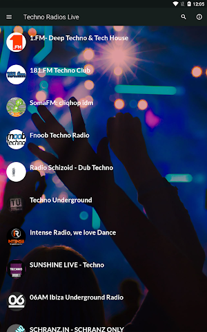 Techno Radios Live Screenshot 0