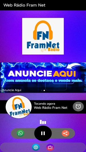 Web Rádio Fram Net Screenshot 0