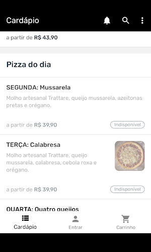 Trattare Pizzaria Screenshot 1