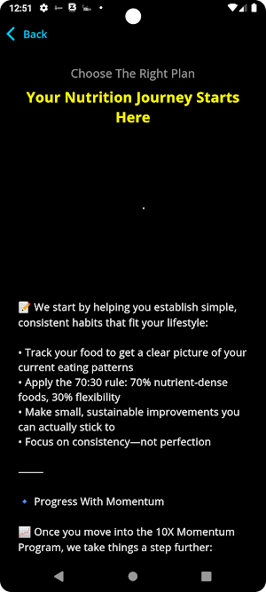 10X Fitness Screenshot 2