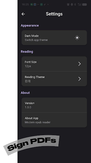 epubreader Screenshot 3