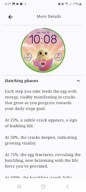 Hatch! Easter Egg Watch Face Screenshot 1