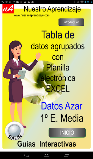 Tabla datosAgrupados con Excel Screenshot 0