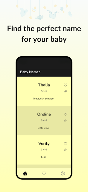 Baby Names - Matcher & Meaning Screenshot 0