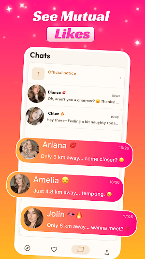 Dating,Flirt & Chat : Meetly Screenshot 3