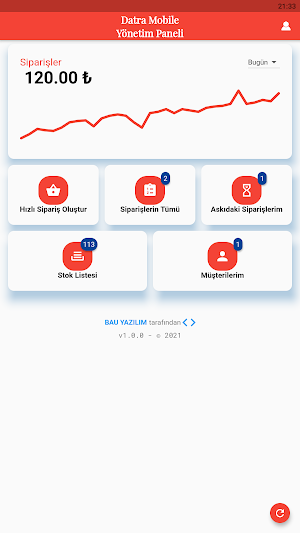 Datra B2B Mobil Uygulaması Plasiyer Sipariş Screenshot 0