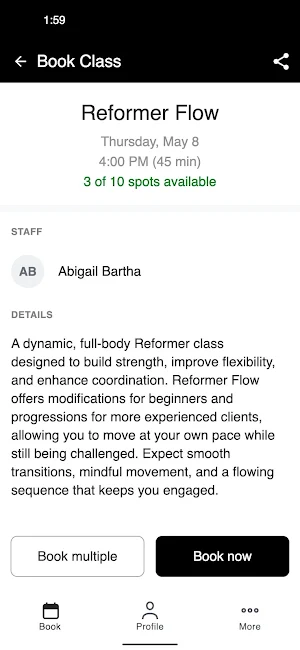 Full Strength Pilates Screenshot 2
