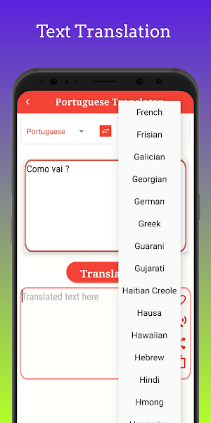 Portuguese Translator Screenshot 3