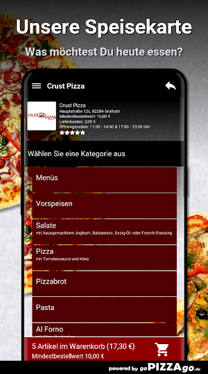 Crust Pizza Grafrath Screenshot 3