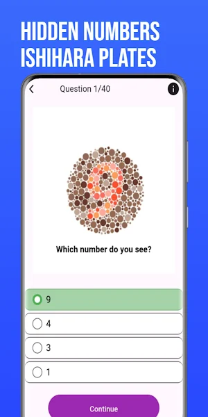 Color Blind Test Screenshot 1