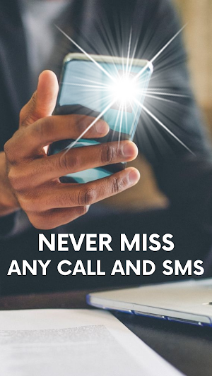 Flash Alerts On Calls & SMS Screenshot 1