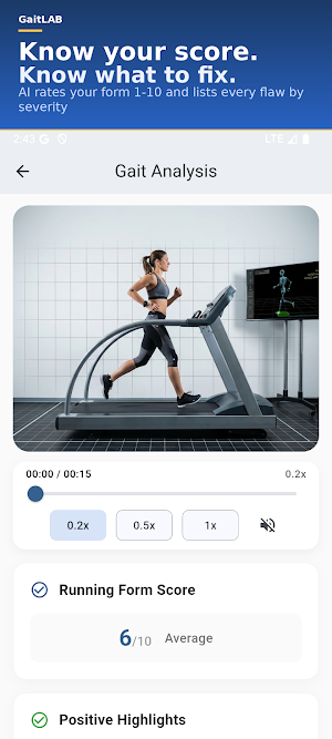 GaitLAB: Running Form Analysis Screenshot 0