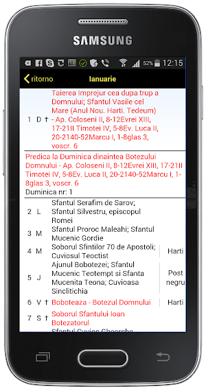 Calendar Ortodox Screenshot 1