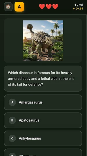 Dino ABC Quiz Screenshot 0
