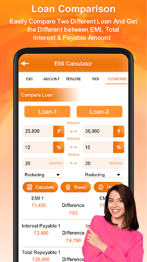 Loan EMI Calculator Screenshot 3
