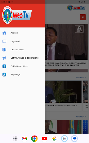 CEEAC WEBTV Screenshot 2