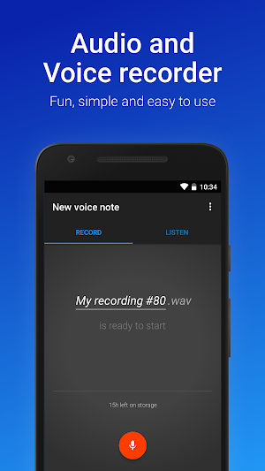 Easy Voice Recorder Screenshot 0