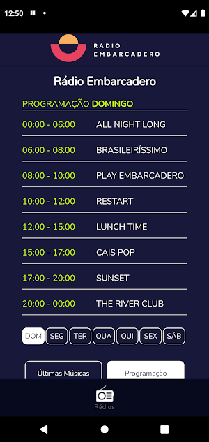 Rádio Embarcadero Screenshot 2